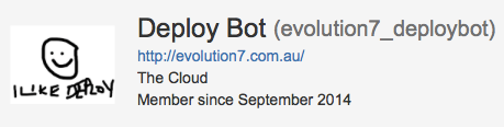 Our beloved deploybot